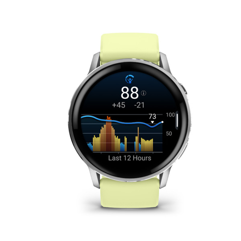 Garmin VENU 4 - 45mm,Gray/ Silver + Citron 1