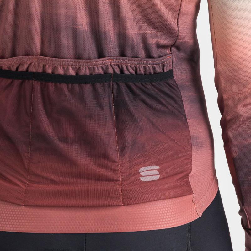 SPORTFUL FLOWSUPERGIARA THERMAL dres dusty red olive green