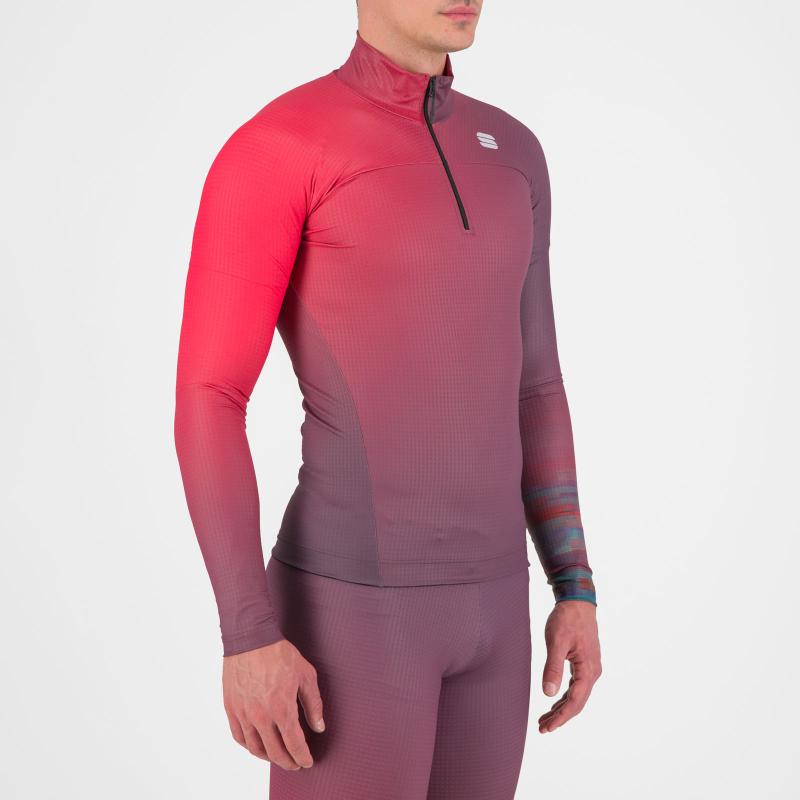 Sportful APEX dres huckleberry/tango red