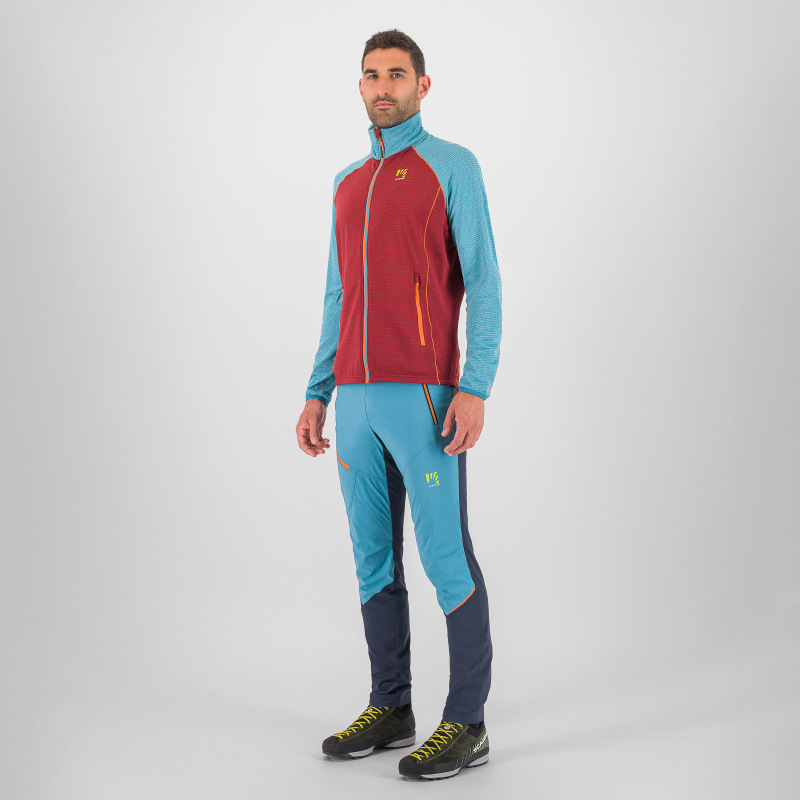 Karpos AMBRIZZOLA FULL-ZIP mikina pomegranade/larkspur 7