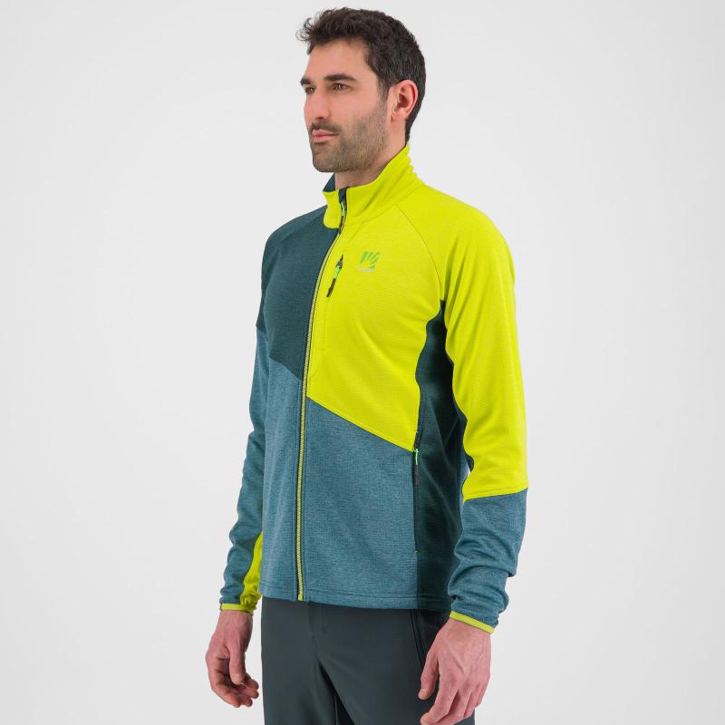 Karpos FEDERA FULL-ZIP flíska Balsam/Forest/Kiwi Colada