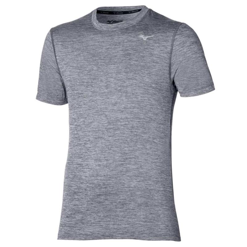 Pánske bežecké tričko MIZUNO Impulse Core Tee sivé