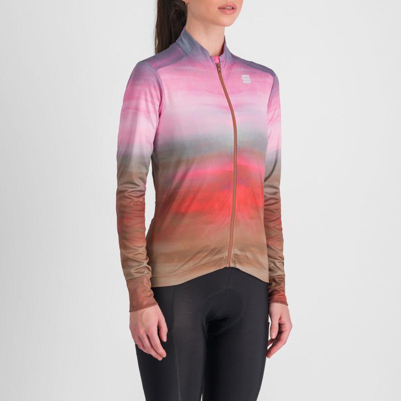 SPORTFUL FLOW SUPERGIARA dámsky THERMAL dres cayenna red pink