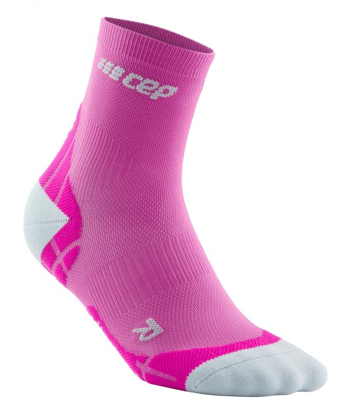CEP krátke ponožky ultralight ružová/svetlá šedá