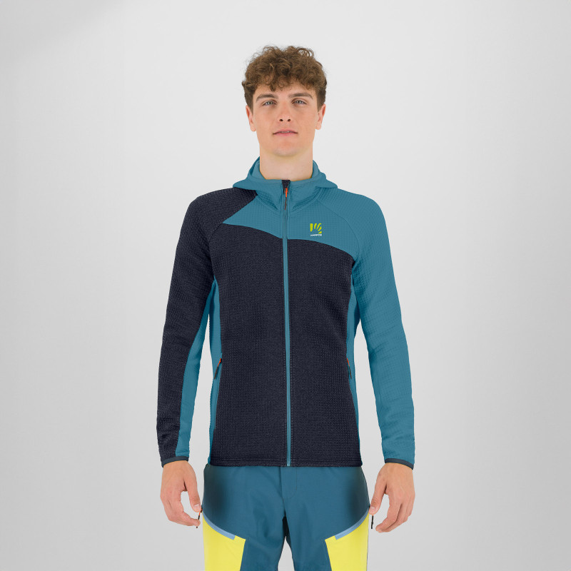Karpos AVERAU FULL-ZIP mikina s kapucňou outer space/larkspur 2