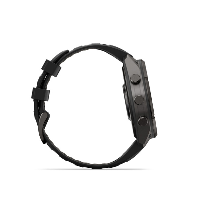 Garmin fenix 9 Pro - 47mm, AMOLED, Sapphire, Carbon Gray DLC Titanium, Black/Pebble Gray b 3
