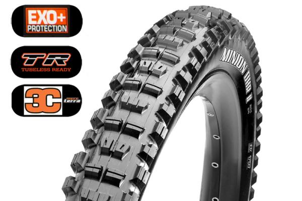 MAXXIS Minion DHR II 27.5 x 2.60 WT kevlar EXO+ TR 120TPI 3C Maxx Terra