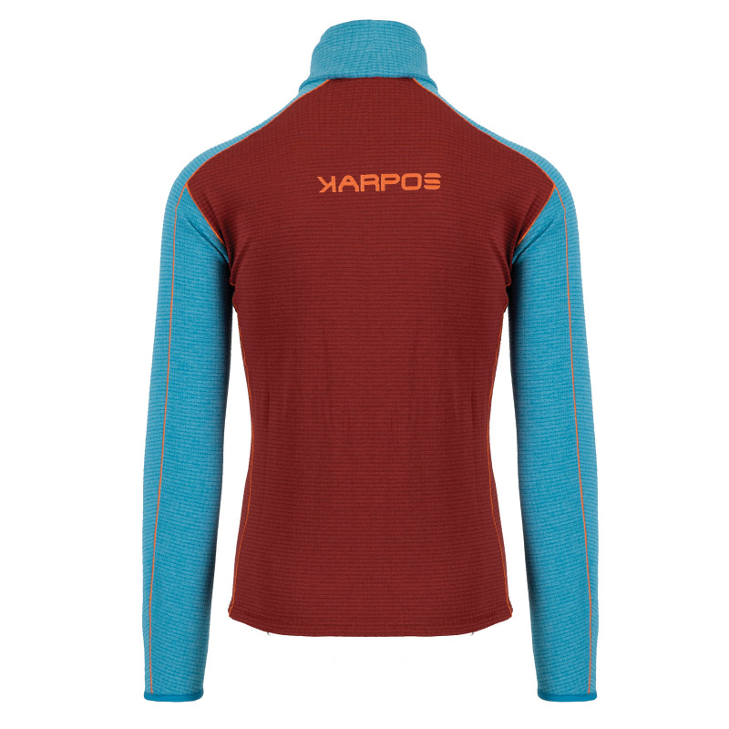 Karpos AMBRIZZOLA FULL-ZIP mikina pomegranade/larkspur 1