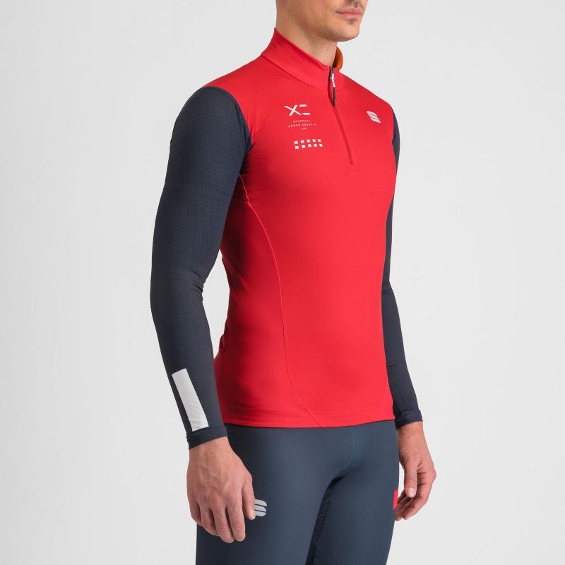 Sportful SQUADRA dres tango red/galaxy blue