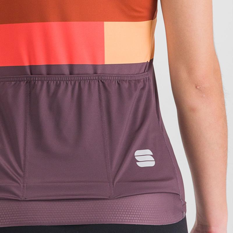 Sportful SNAP dámsky top huckleberry cayenna red