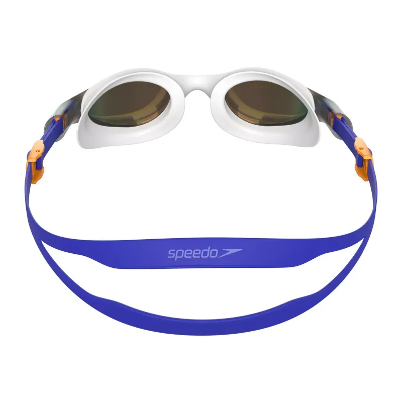 Plavecké okuliare Speedo VUE Mirror White/Blue