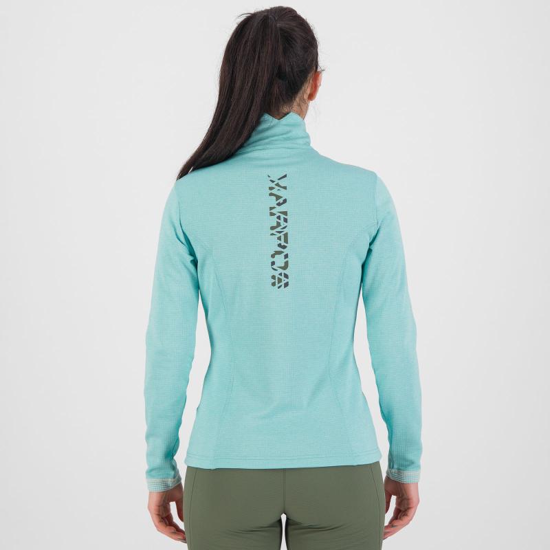 Karpos PIZZOCCO HALF ZIP dámska flíska Aqua Sky