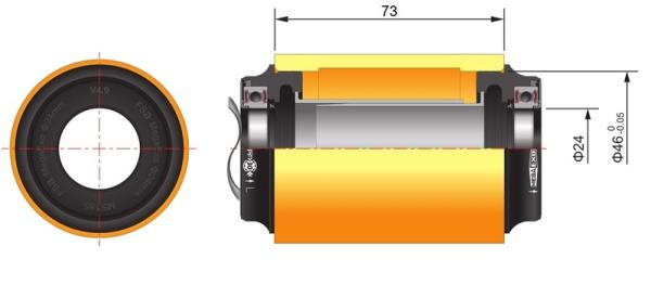FSA stredové zloženie - adaptér kľúk M/Exo 24mm na PF30 73mm CFMM3-46/73