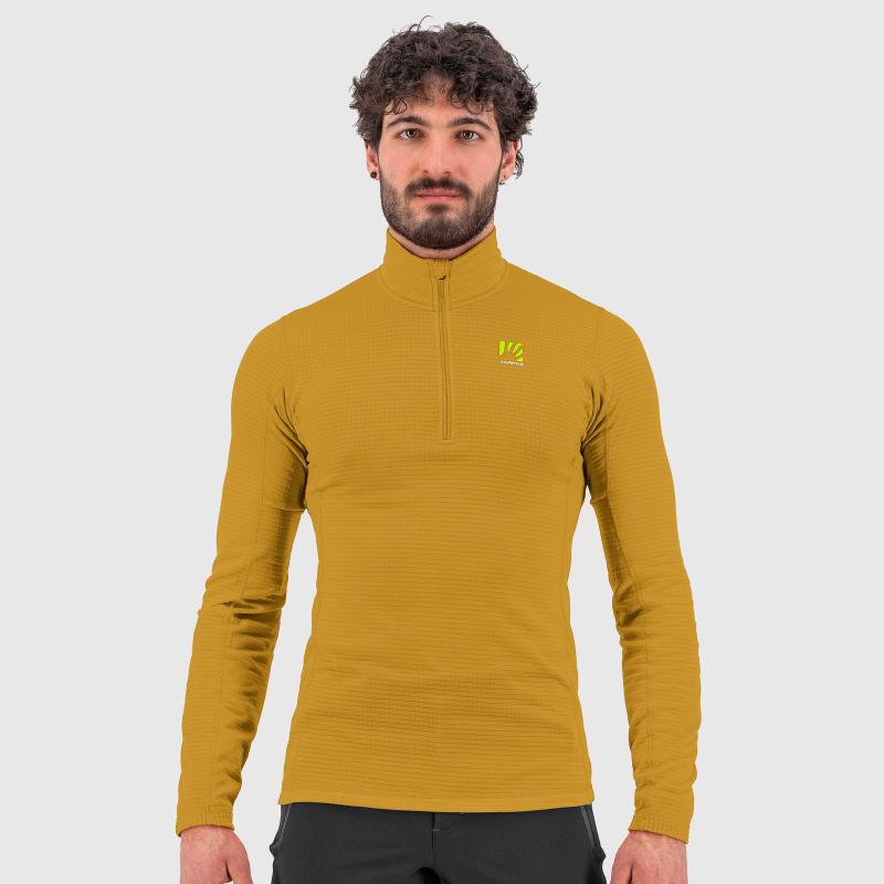 Karpos CRODA LIGHT Half Zip flíska zlatohnedá