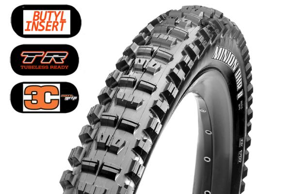 MAXXIS Minion DHR II 27.5 x 2.40 WT kevlar DH TR 3C Maxx Grip