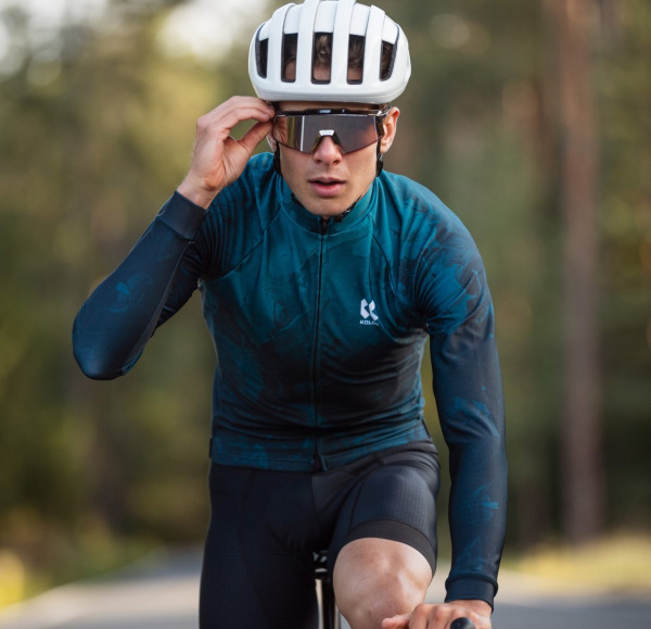 Cyklistický dres KALAS MOTION Z6 dlhý rukáv Forest Green 2