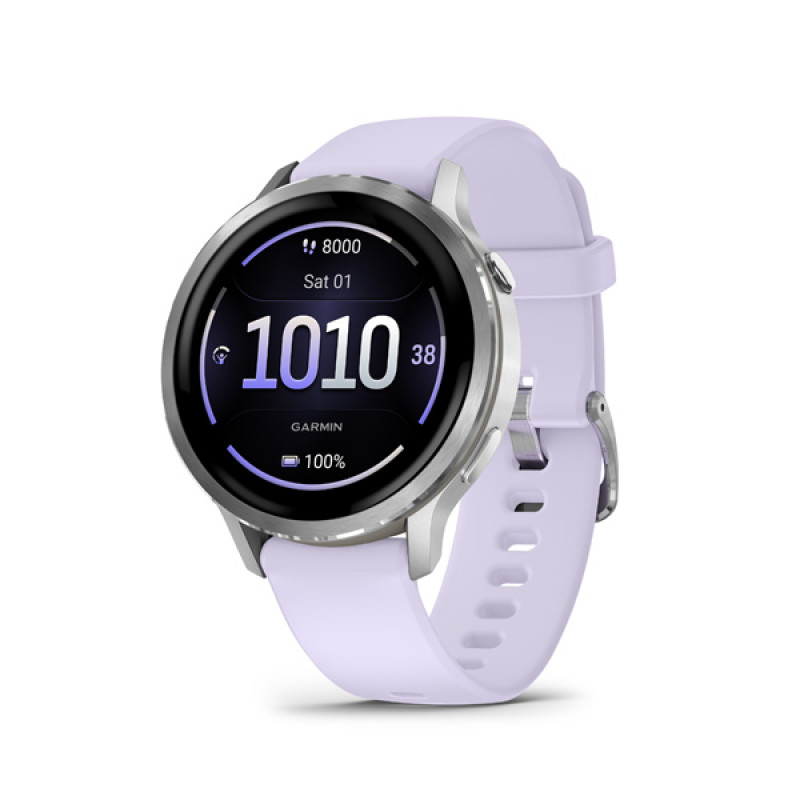 Garmin VENU 4 - 41mm, Gray/ Silver + Periwinkle 7