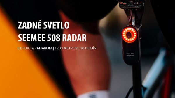 Svetlo L508 RADAR zadné 7f USB čierne