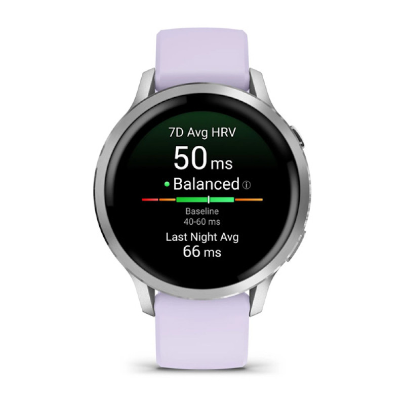 Garmin VENU 4 - 41mm, Gray/ Silver + Periwinkle 6