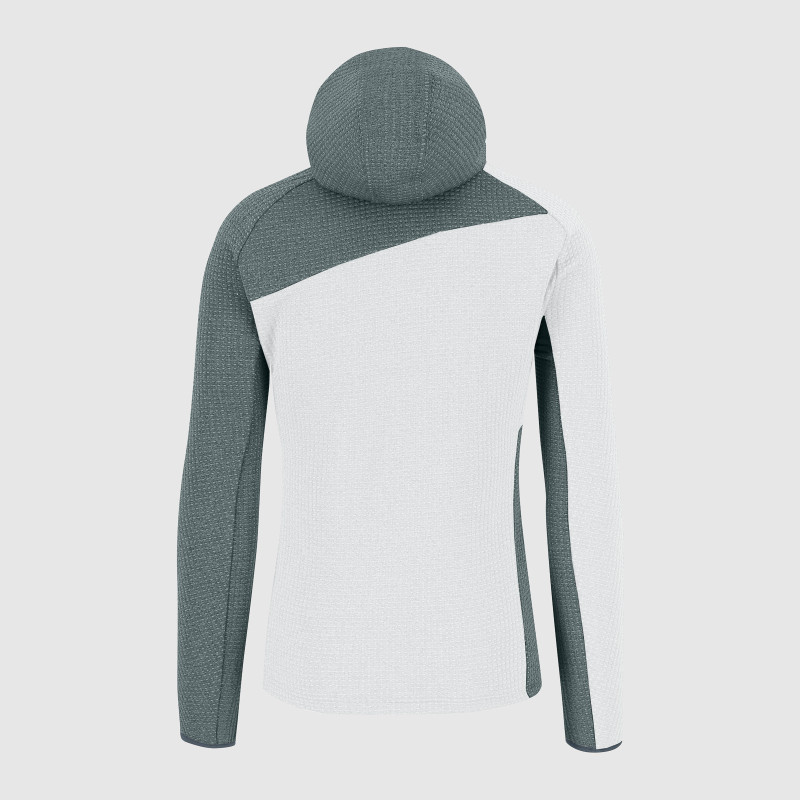 Karpos AVERAU FULL-ZIP mikina s kapucňou bright white/dark slate 1