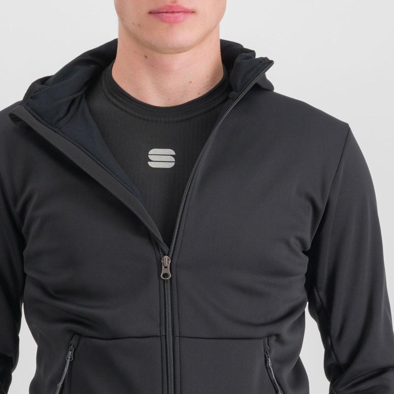 SPORTFUL METRO SOFTSHELL mestská cyklobunda čierna