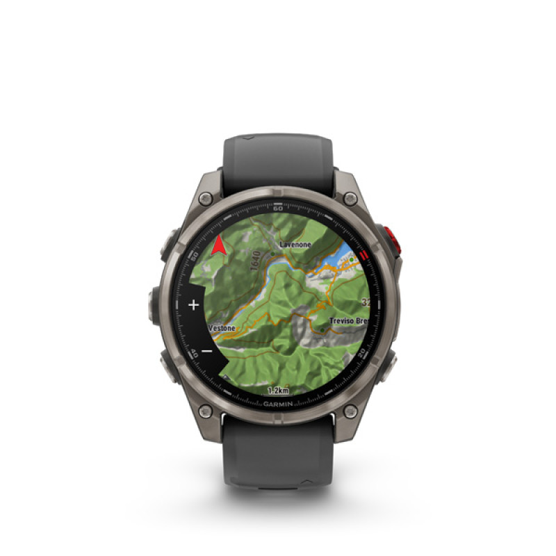 Garmin fenix 8 Pro - 47mm, AMOLED, Sapphire, Titanium, Graphite/Black band 1