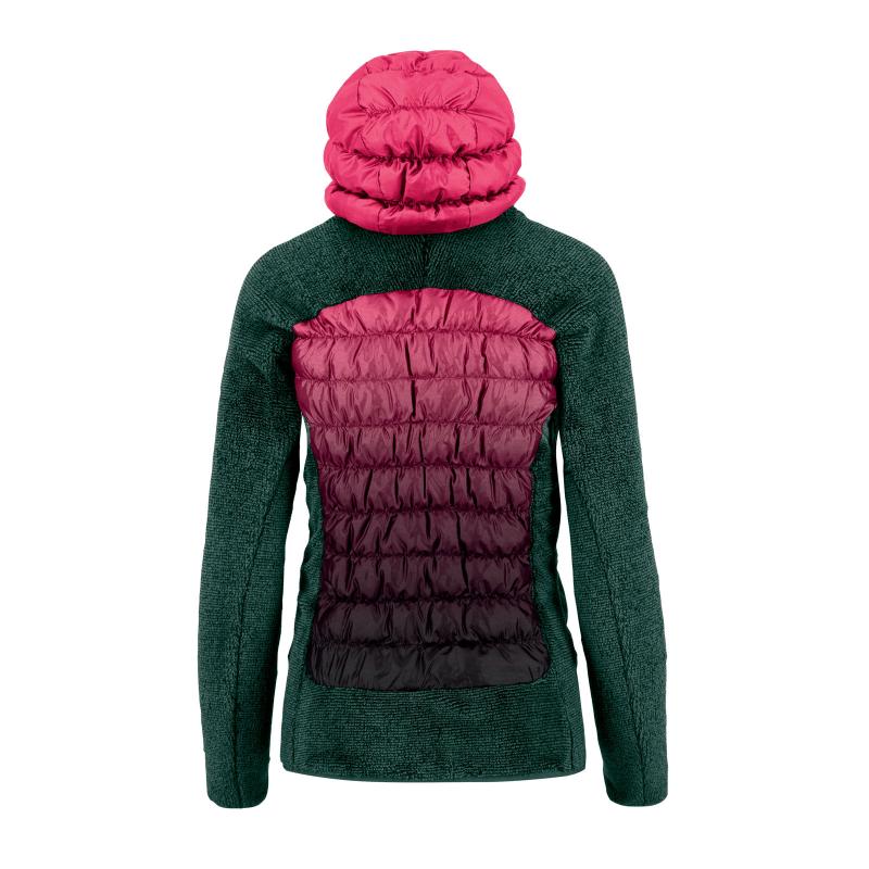 Karpos Smart Marmarole Dámska Bunda Fandango Pink/Jungle Green 1