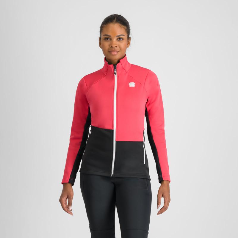 Sportful ENGADIN dámska bunda raspberry pink/galaxy blue