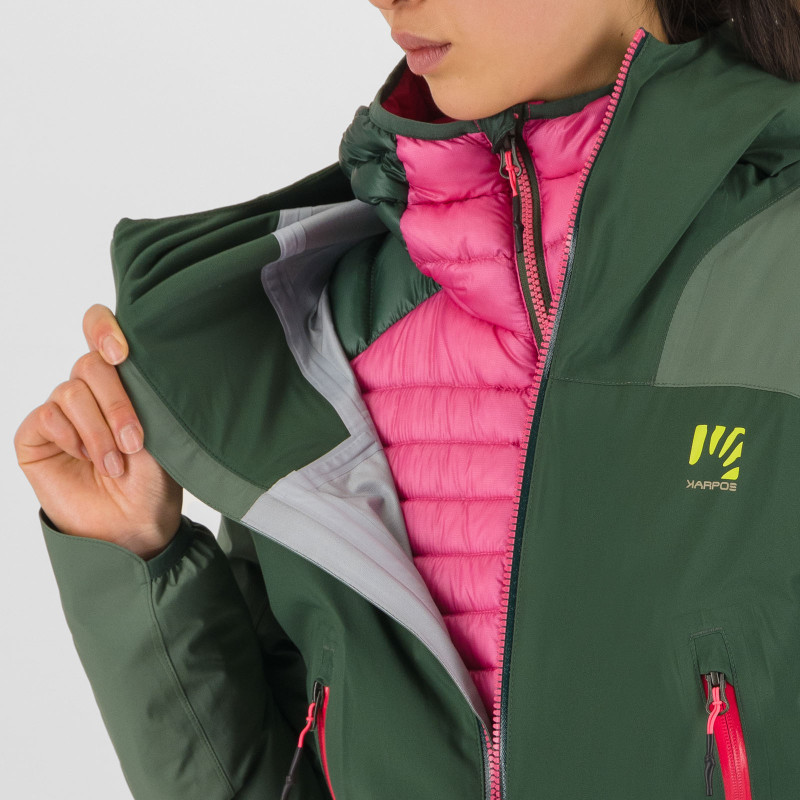 Karpos Valsesia Shell Dámska Bunda Jungle Green/Duck Green 6