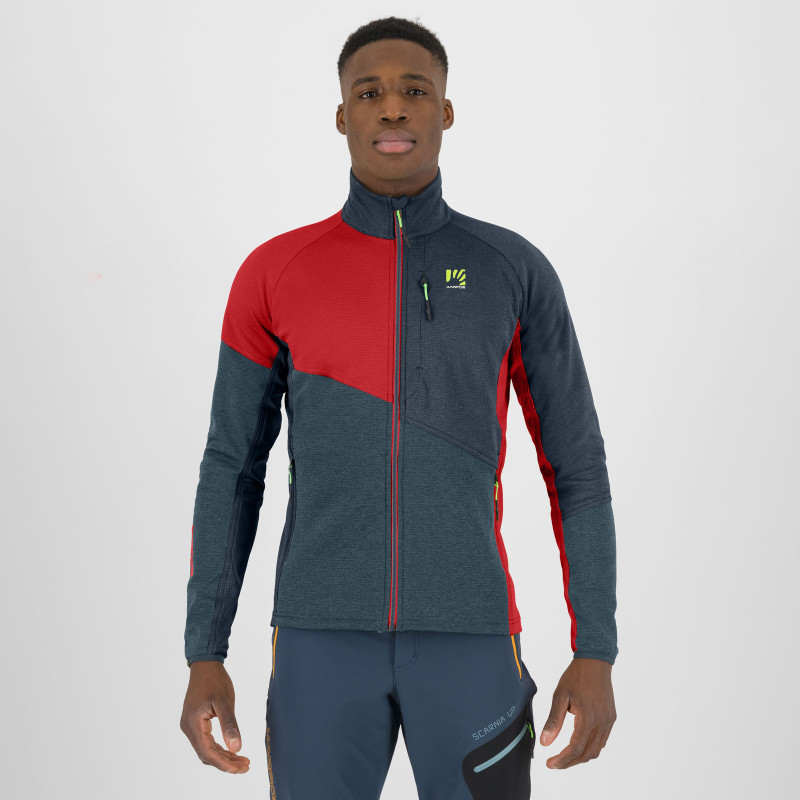 Karpos Federa Mikina Na Zips Stargazer/Midnight/Fiery Red 2