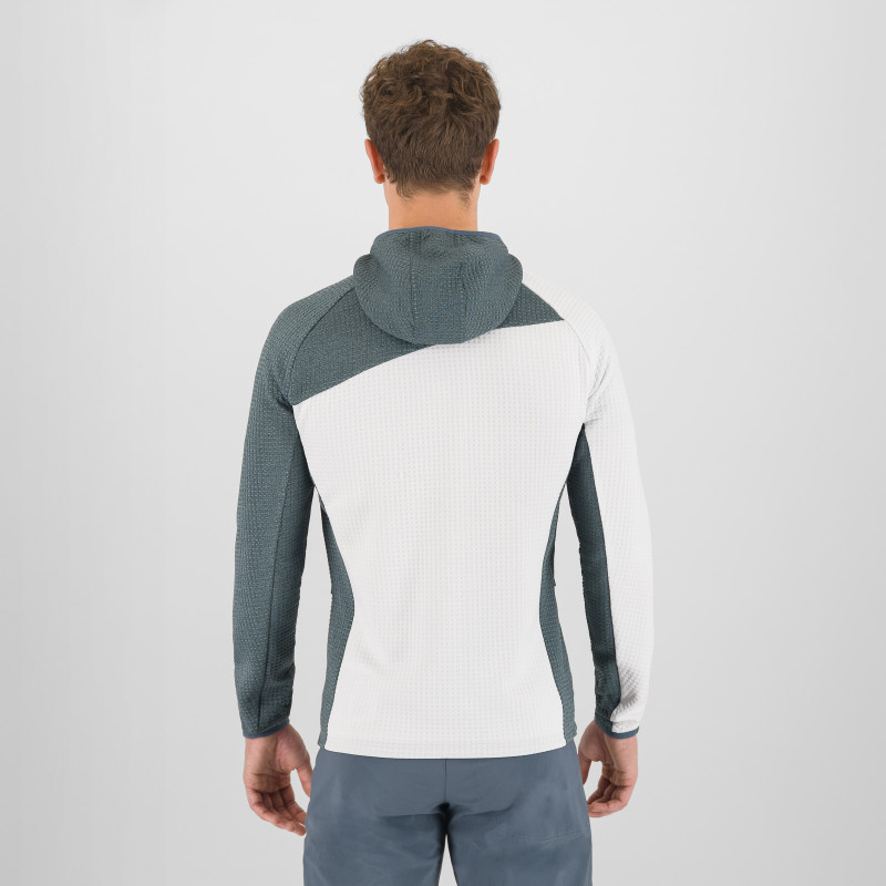 Karpos AVERAU FULL-ZIP mikina s kapucňou bright white/dark slate 3