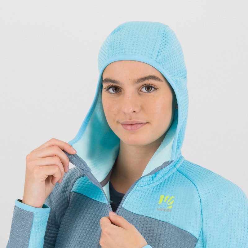 Karpos AVERAU dámska FULL-ZIP mikina s kapucňou windw.blue/bachelor b. 6