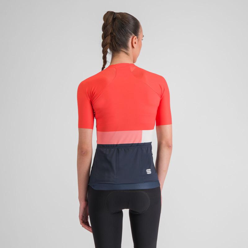 Sportful SNAP dámsky dres pompelmo galaxy blue