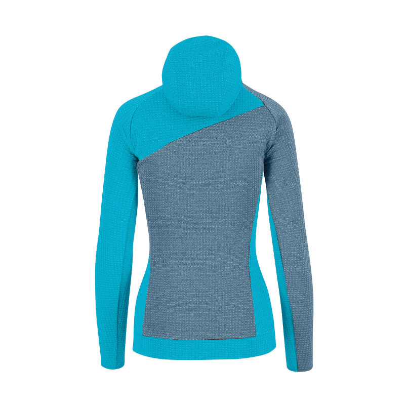 Karpos AVERAU dámska FULL-ZIP mikina s kapucňou windw.blue/bachelor b. 1