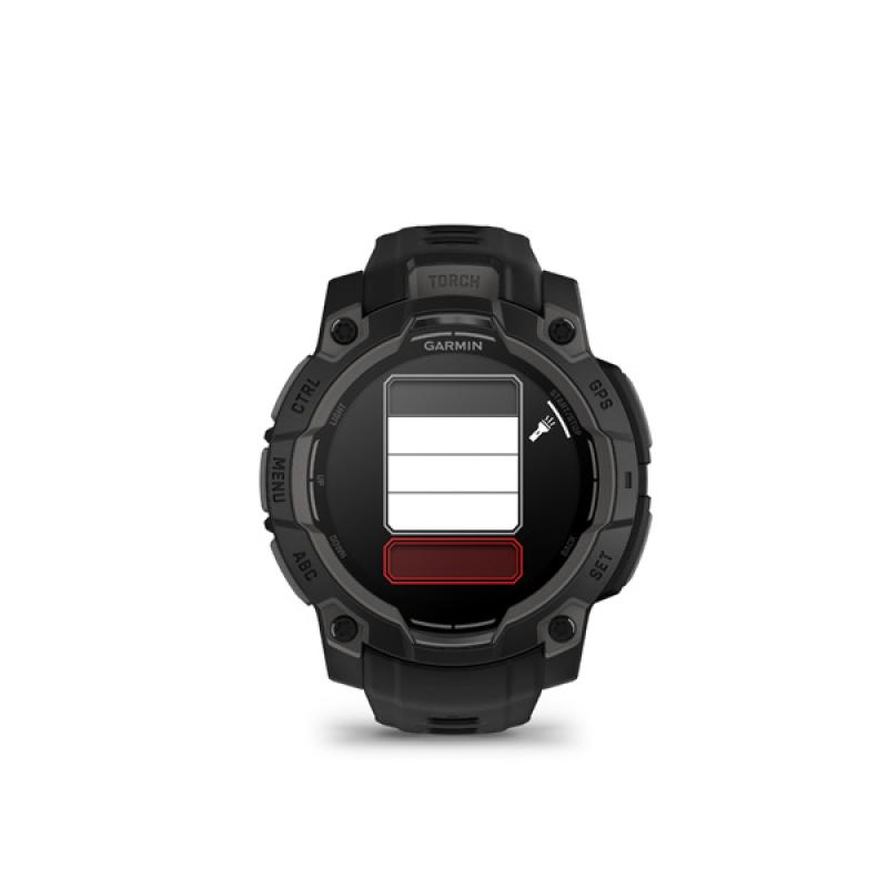 Garmin Instinct 3 - 45mm, AMOLED, Black, Black silicone band 5