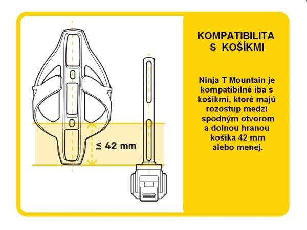 TOPEAK držiak pod košík + multikľúč NINJA T MOUNTAIN