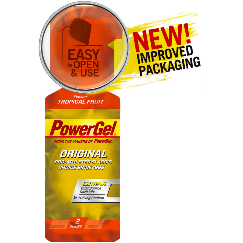 PowerBar PowerGel 41g Tropické ovocie 2