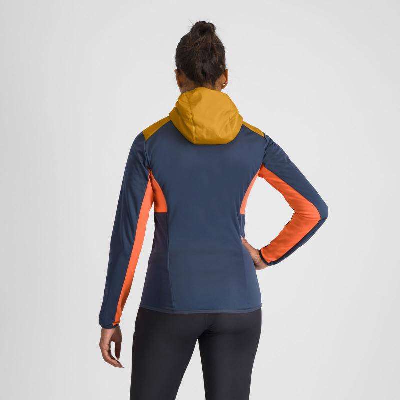 Sportful RYTHMO dámska bunda wood yellow/galaxy blue 1