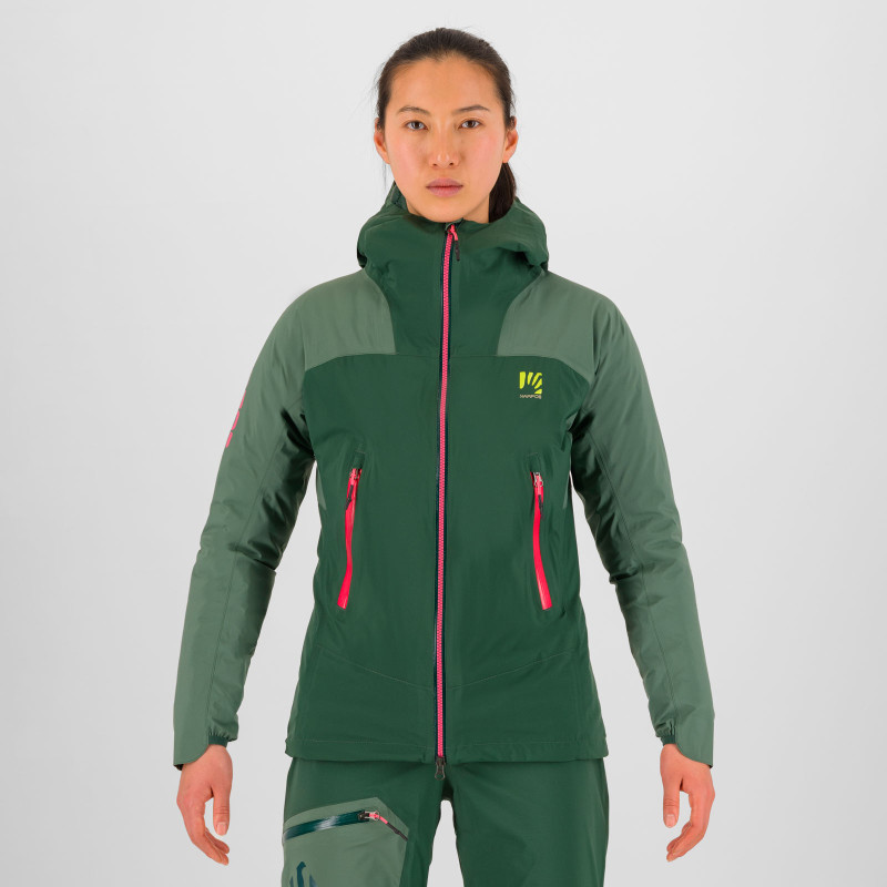 Karpos Valsesia Shell Dámska Bunda Jungle Green/Duck Green 2