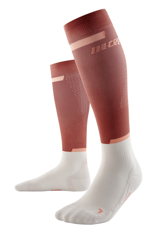 CEP KOMPRESNÉ PODKOLIENKY 4.0 red/off white