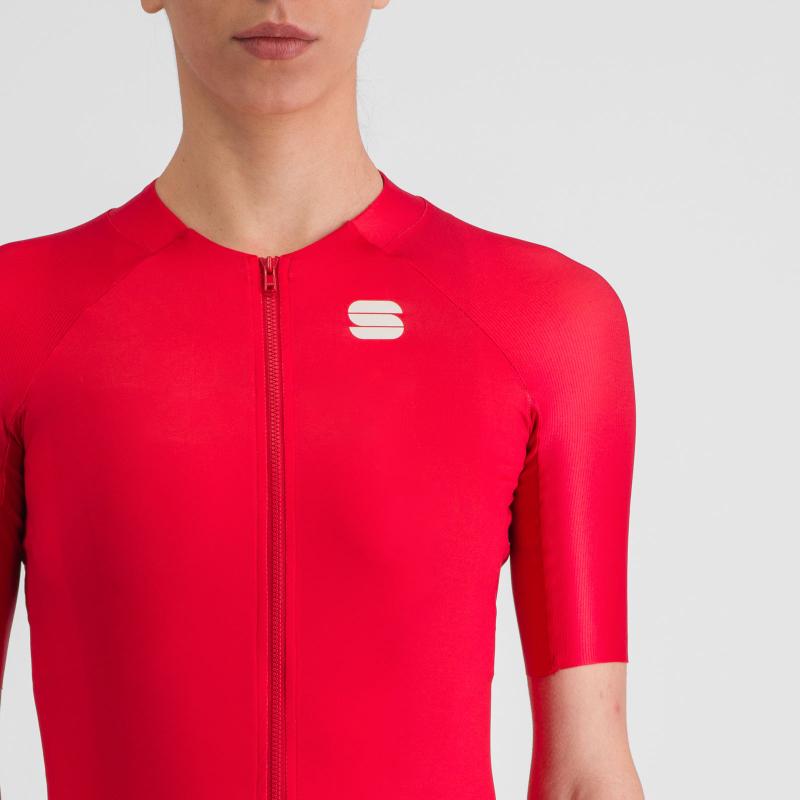 Sportful MATCHY dámsky dres s krátkym rukávom tango red