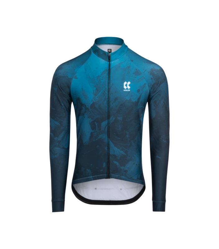 Cyklistický dres KALAS MOTION Z6 dlhý rukáv Forest Green