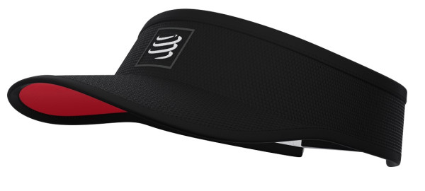 COMPRESSPORT bežecký šilt VISOR BLACK/RED