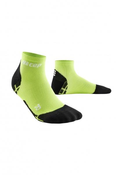 CEP členkové ponožky ultralight flash green/black
