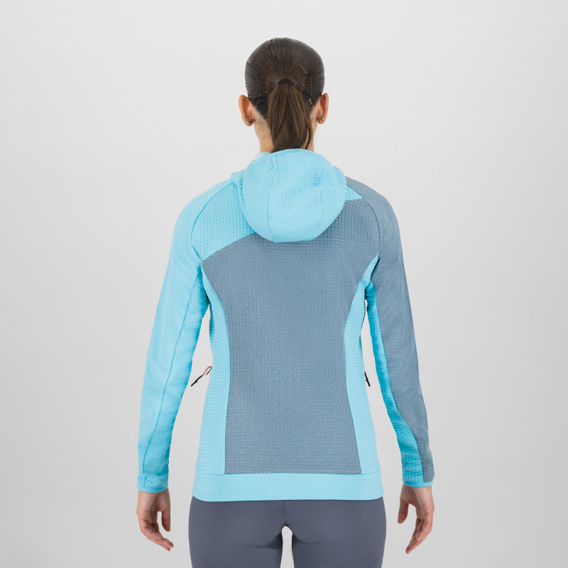 Karpos AVERAU dámska FULL-ZIP mikina s kapucňou windw.blue/bachelor b. 3