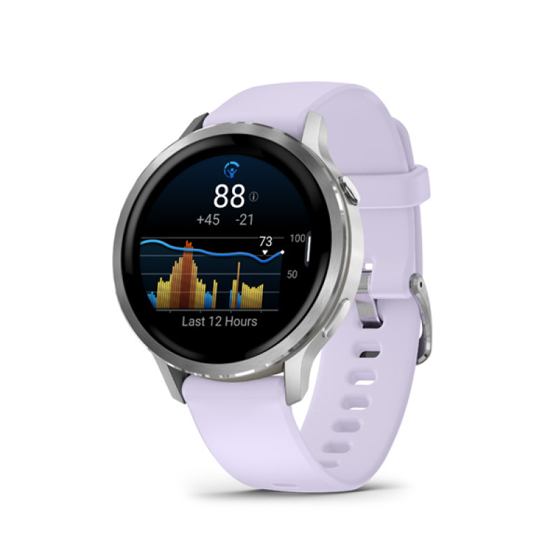 Garmin VENU 4 - 41mm, Gray/ Silver + Periwinkle 5