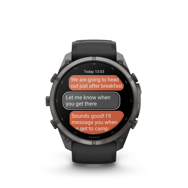 Garmin fenix 9 Pro - inReach, 51mm, AMOLED, Sapphire, Carbon Gray DLC Titanium, Black/Pebb 9