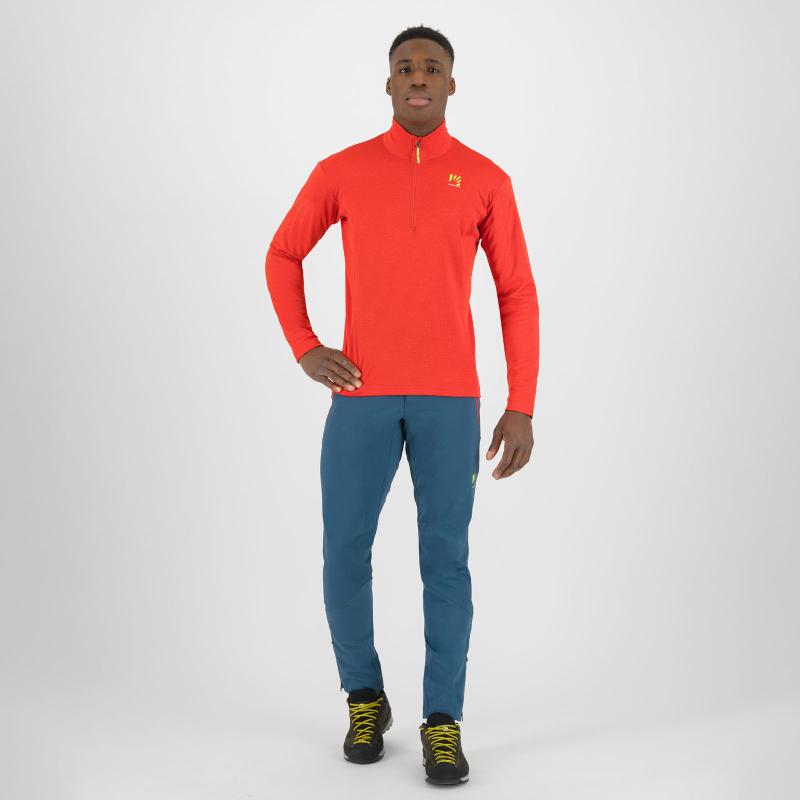 Karpos Pizzocco Half Zip Flíska Fiery Red