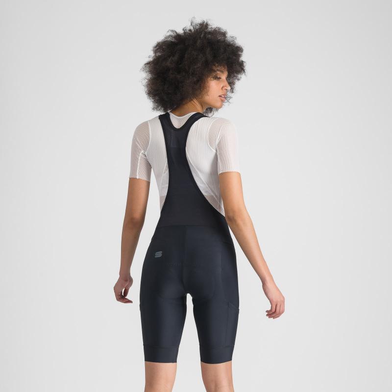 Sportful GIARA 2 dámske kraťasy s trakmi black 1