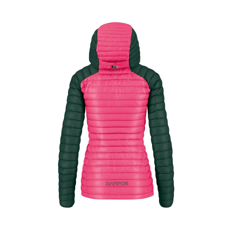 Karpos Alagna Down Dámska Bunda Fandango Pink/Jungle Green